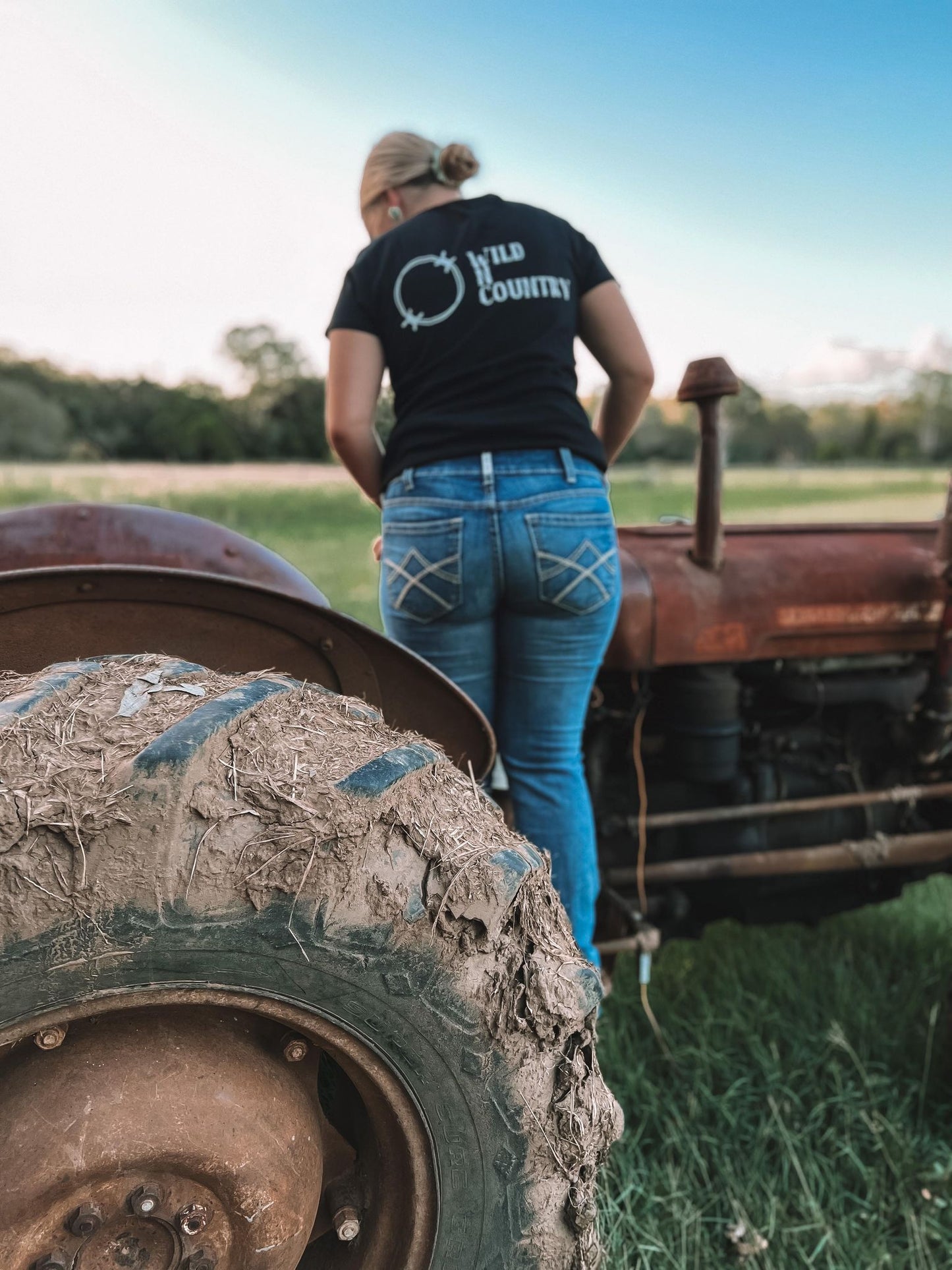 Ladies Black Tee