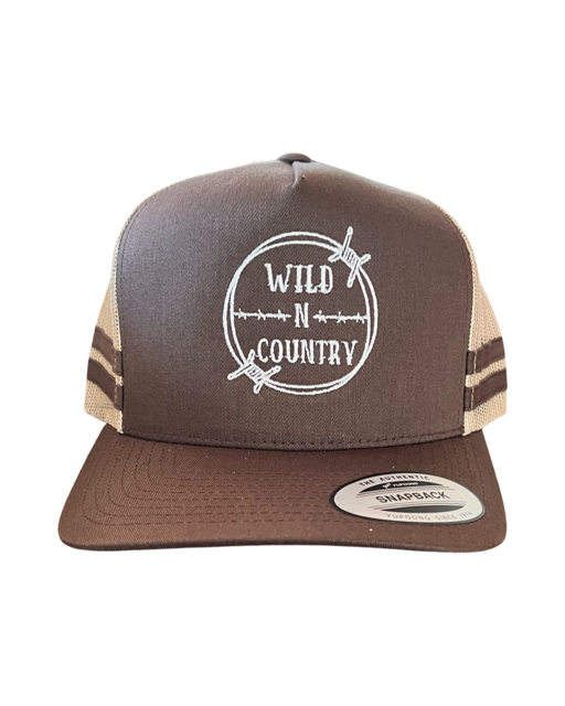 The Essential WNC Trucker Cap - Brown/white