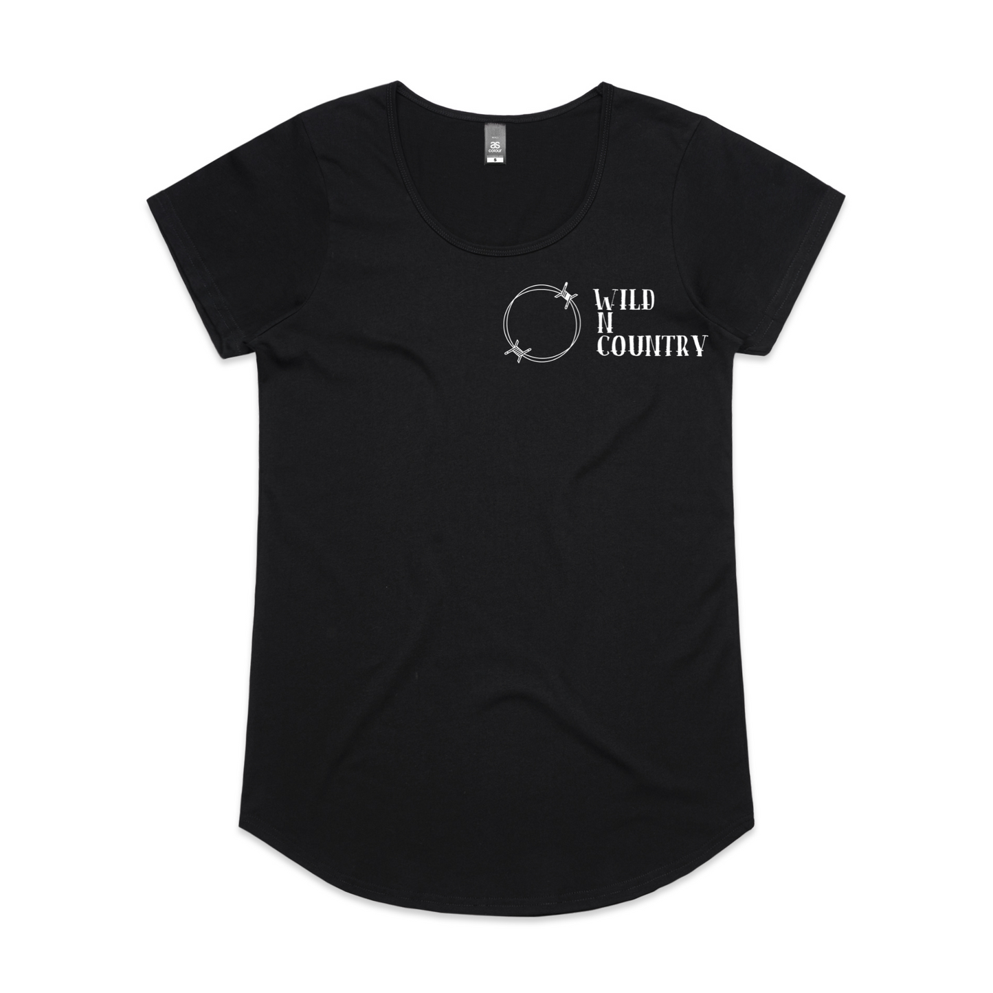 Ladies Black Tee